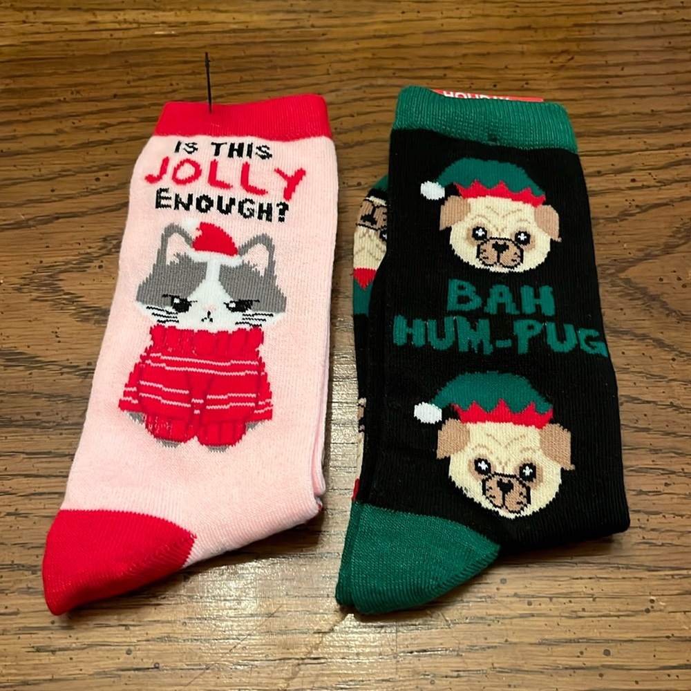 Holiday novelty‎ socks, NWOT